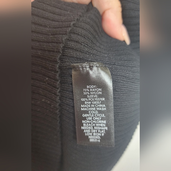 Worthington V Neck Elbow Sleeve Pullover  Sweater Nwt - Picture 5 of 6